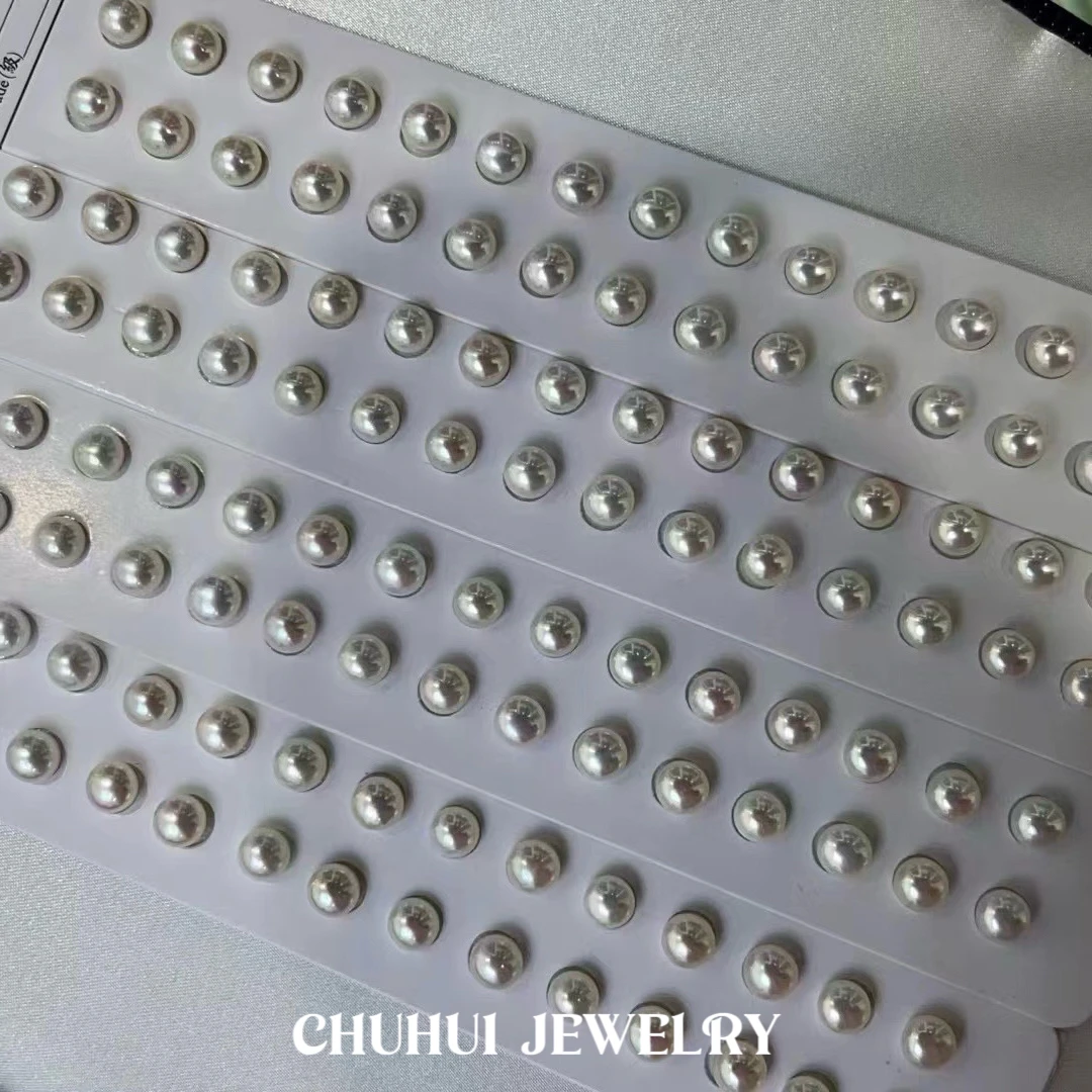 「极光基础款珍珠耳钉」日常精致必备款天然淡水珍珠馒头耳钉s925银