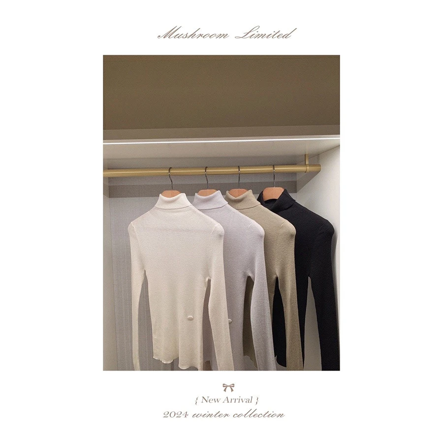 金蘑菇菇 高知OL质感色系办公室打底 / 水溶羊毛舒服打底（不扎）