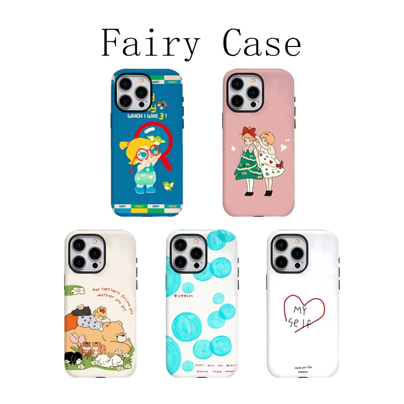 韩国菲林二合一适用苹果iPhone15Promax硅胶手机壳14可爱12少女