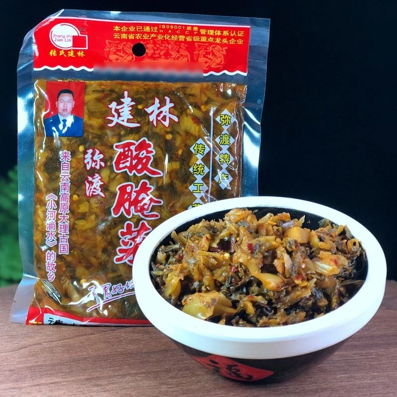 张氏建林 弥渡酸腌菜 180g/袋