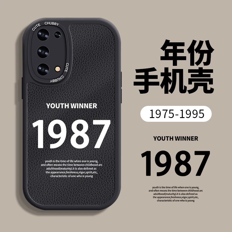 年份适用于OPPO Reno5/Pro镜头全包防摔新款皮纹手机壳保护套