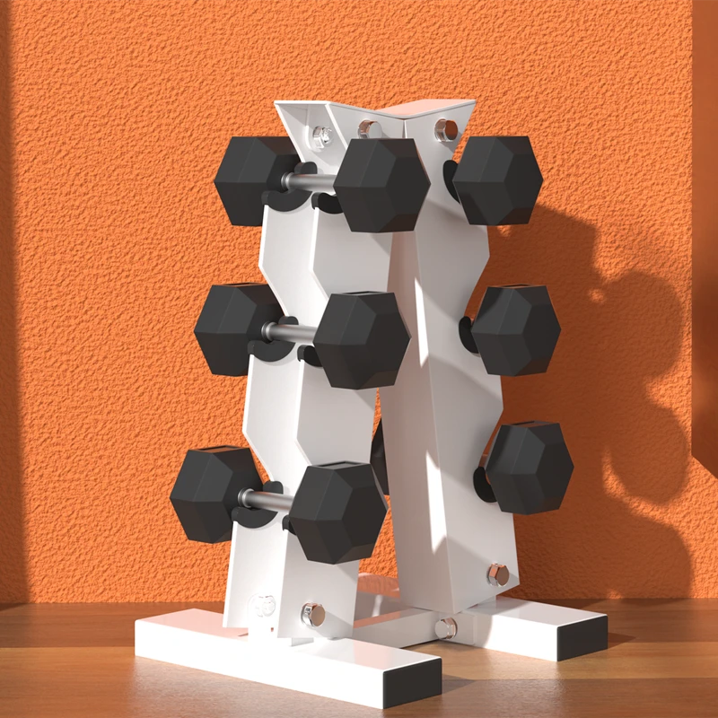 哑铃架家用支架五层放置架收纳架小型储存架哑铃架子健身房用立式