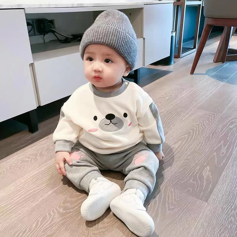 儿童春秋季套装男女童秋款洋气外出衣服韩版新款洋气宝宝两件套