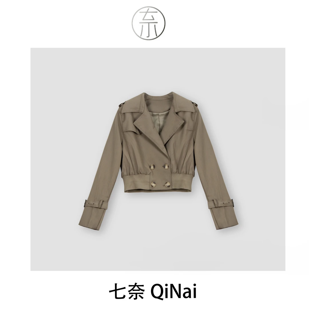 七奈推荐 【长野秋水】休闲设计感百搭外套QN10155