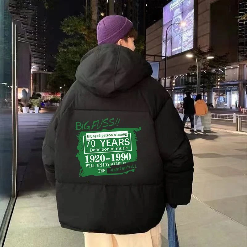 2023冬季新款男装衣外套韩版潮流宽松学生面包服男冬装保暖袄