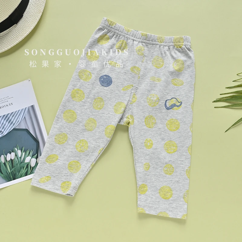 哎蔴蔴【六月浮力品宣】夏季儿童中裤9022927女童宝针织八分打底裤