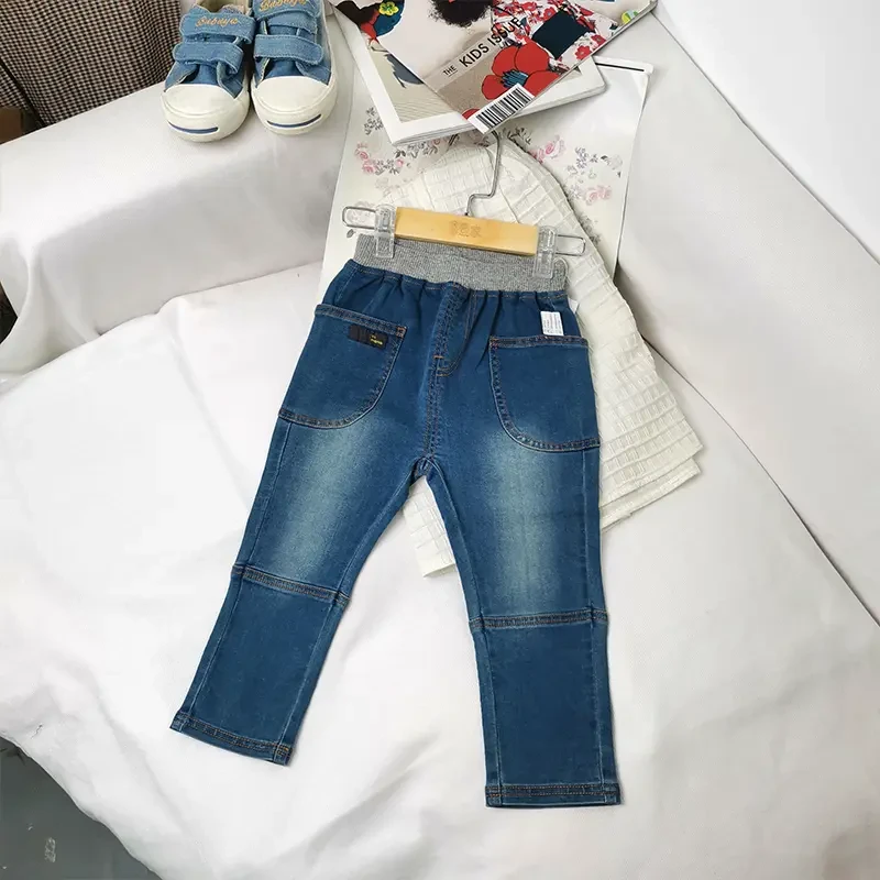 哎蔴蔴【反季浮力】秋儿童休闲裤9011809小童宝宝韩版弹力小直筒裤