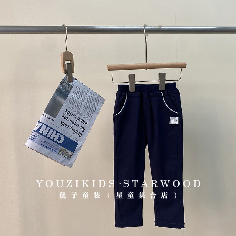 优儿宝贝【反季浮力】春秋儿童休闲裤1012811女小童宝宝 高弹力长裤