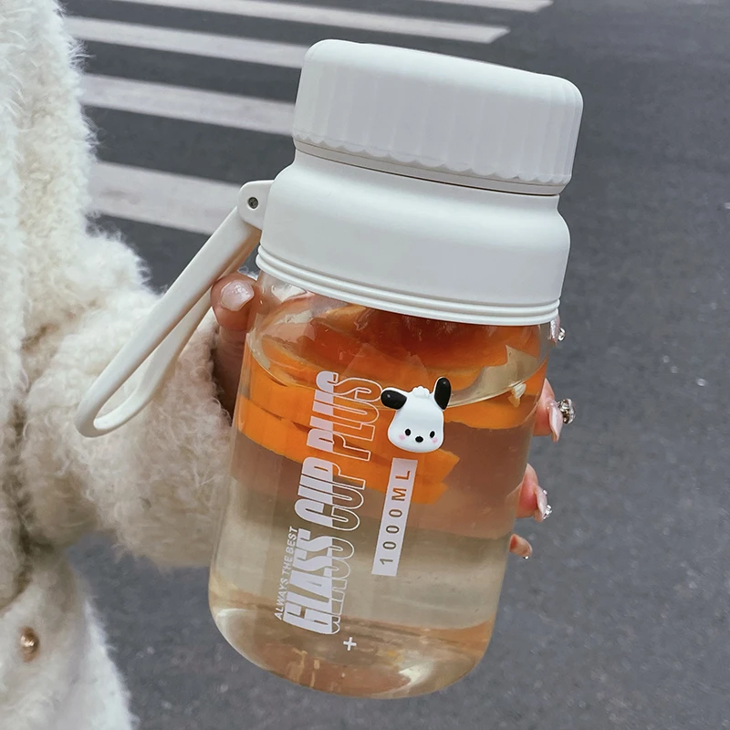 大容量玻璃杯耐高温茶水分离泡茶杯高颜值水杯女新款2022网红杯子