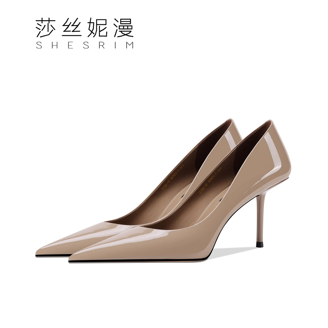 19-【都市女神】2025春新款上线浅口高跟鞋气质轻奢时尚细跟细高跟