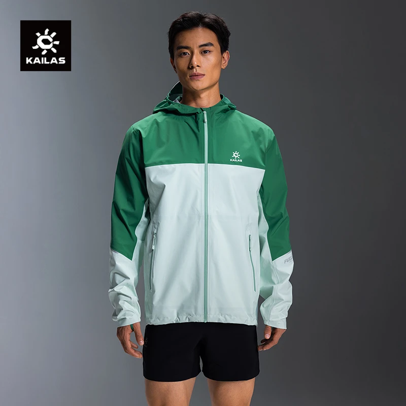 KAILAS凯乐石AERO傲云越野跑冲锋衣单层防水户外登山徒步外套男女