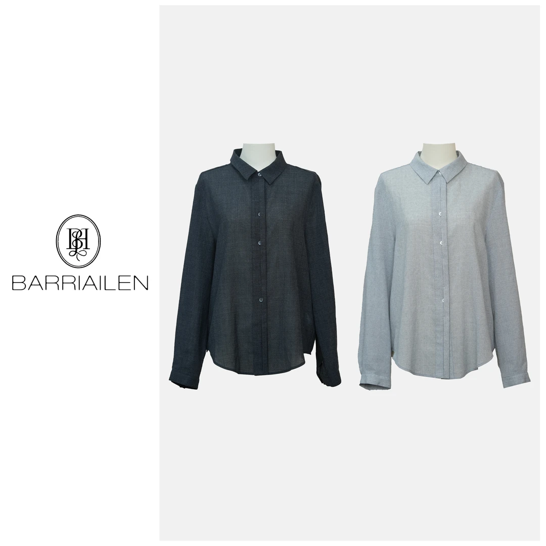 BARRIAILEN | 时尚简约高级定制面料气质衬衫-2401854