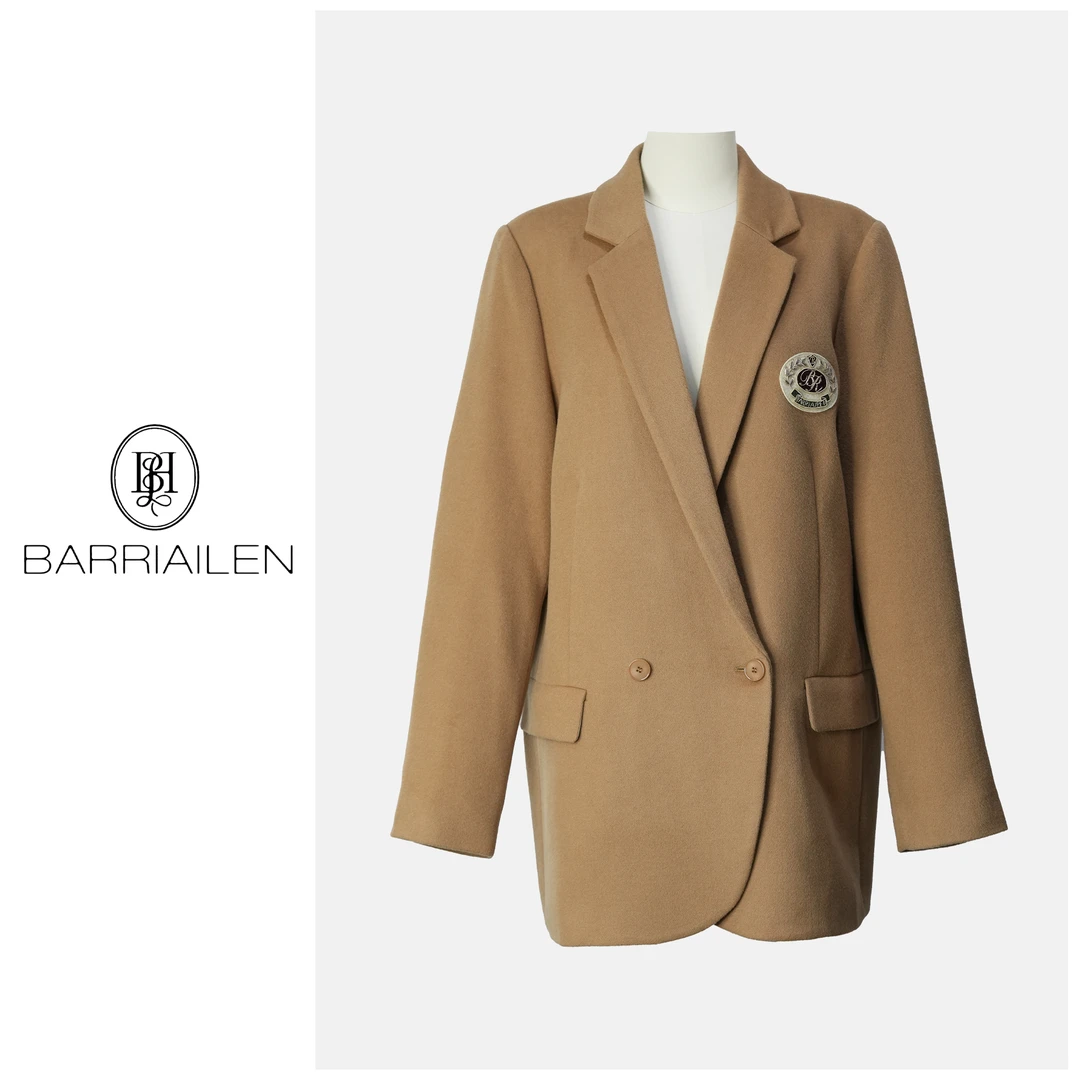 BARRIAILEN | 秋冬气质时尚宽松纯色西装外套-2401187