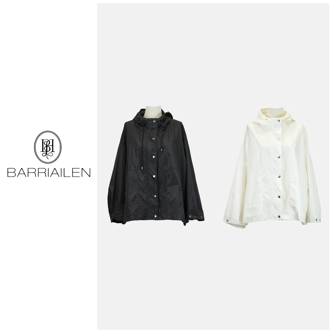 BARRIAILEN | 时尚百搭连帽夹克外套-2417352