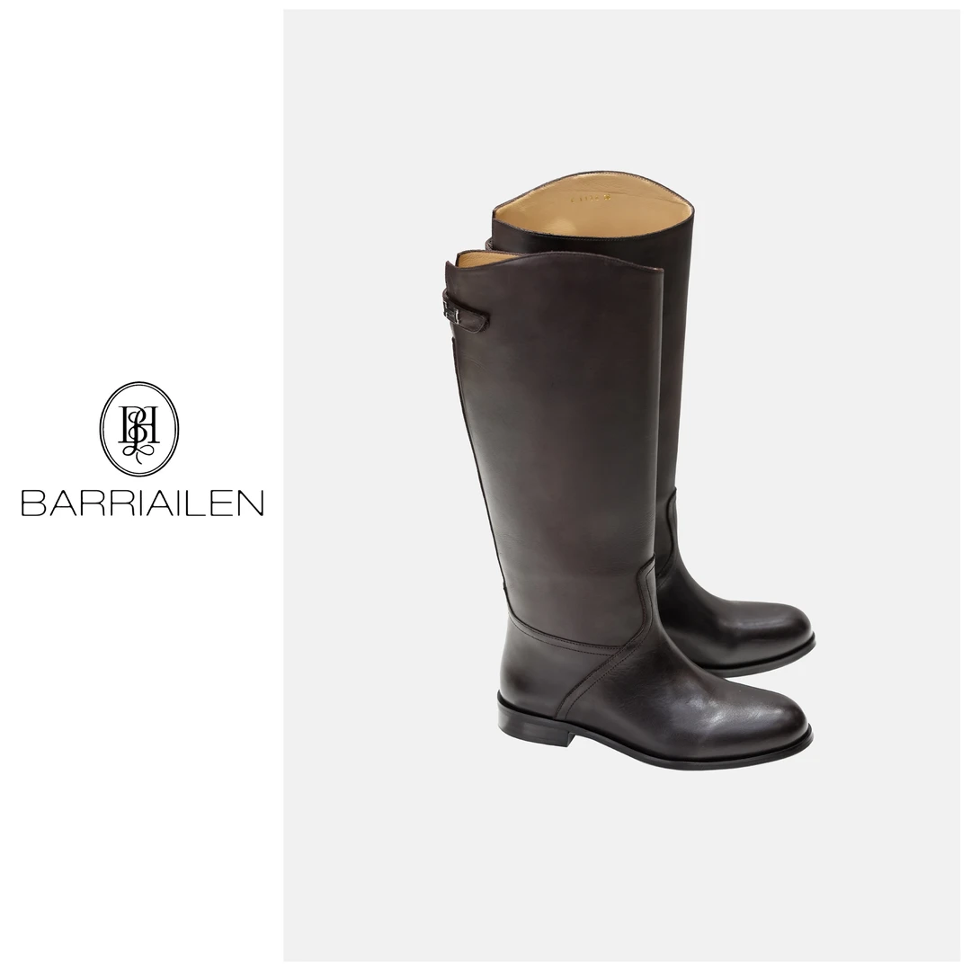 BARRIAILEN |  松弛感 简约秋冬大气百搭长筒靴-241136