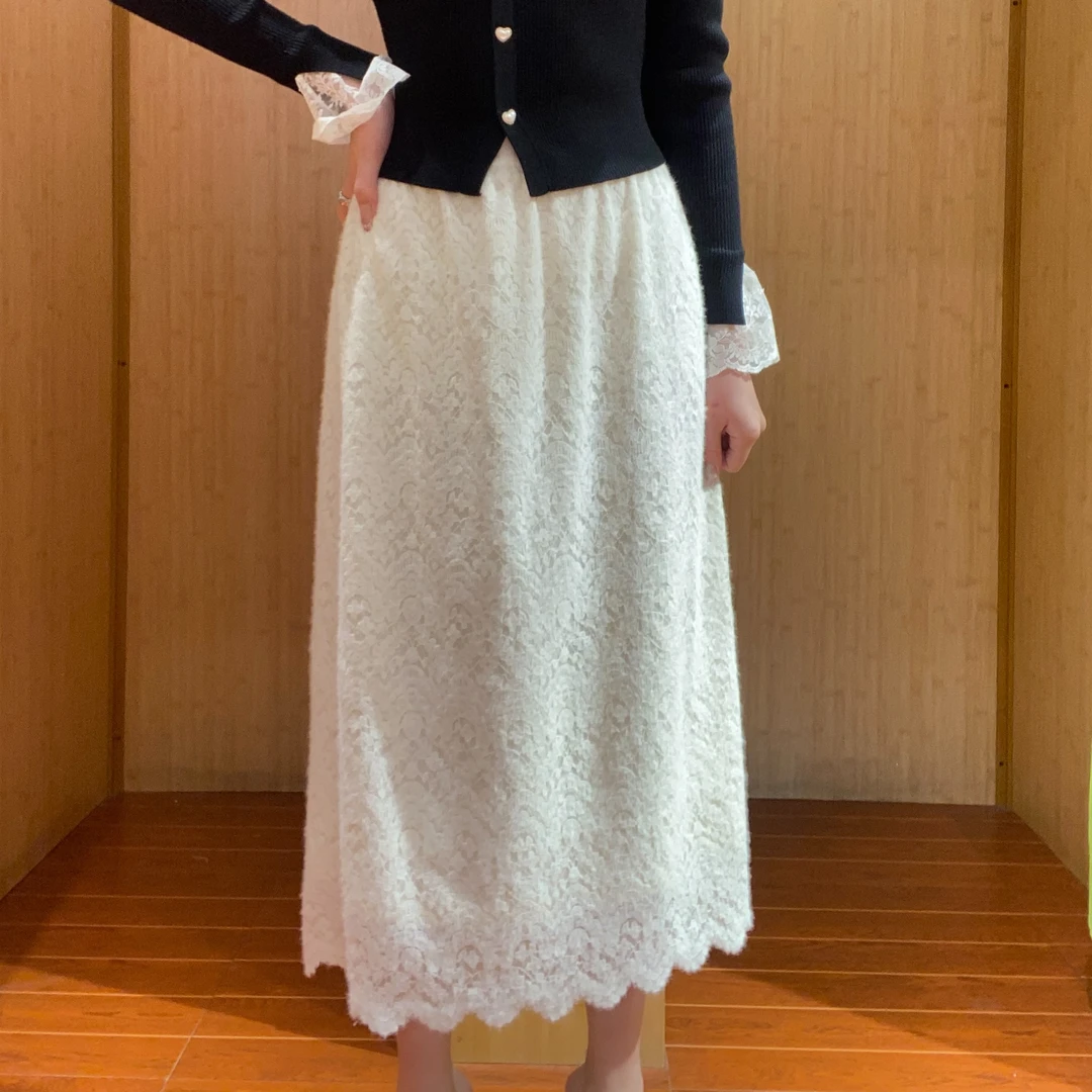 IEF/爱依服2025秋季新款法式气质浪漫包臀显瘦高腰减龄蕾丝单裙