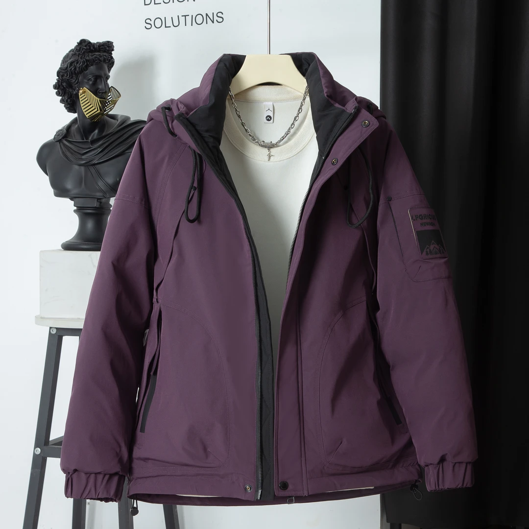 【-20°极寒棉衣】冬季加厚保暖棉服防风防寒连帽工装棉袄外套#9358