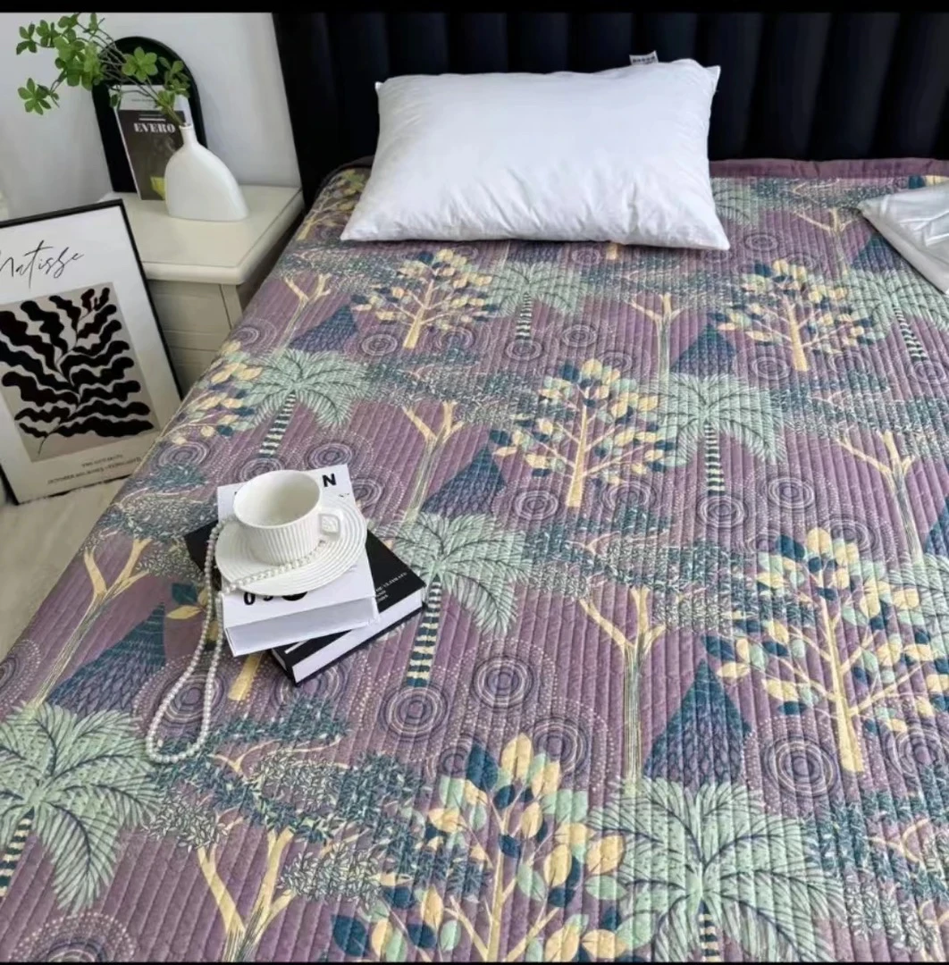 【梦游仙境】200×230cm水洗棉双人床盖