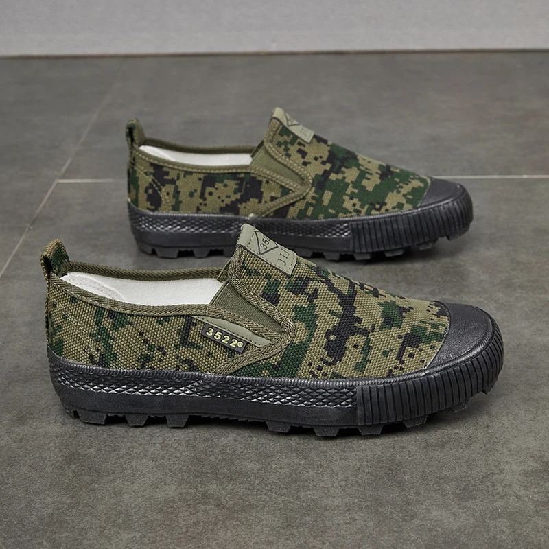 3522正品劳保鞋夏季新款透气轻薄软底休闲鞋防滑耐磨工地一脚蹬鞋