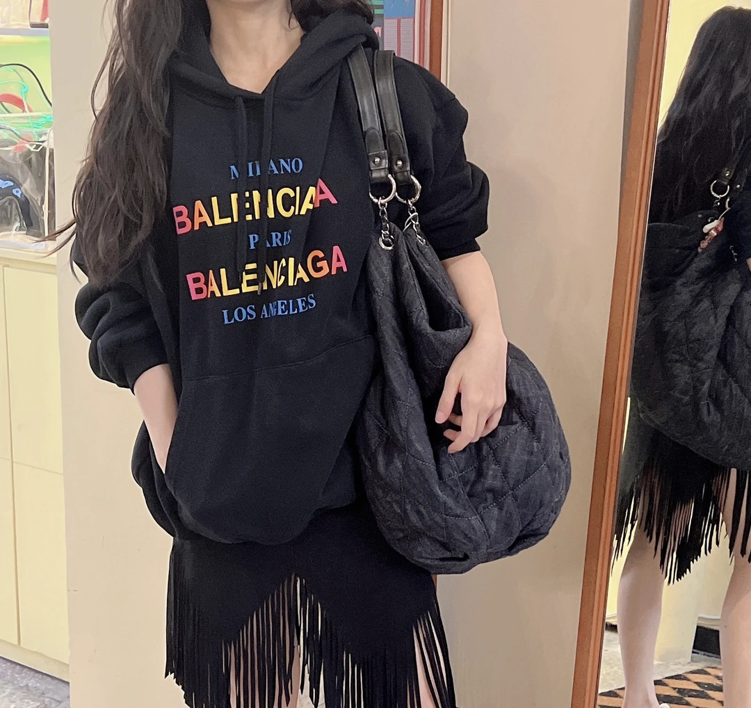 95新 Balenciaga/巴黎世家 舍得 balenciaga 连帽卫衣外套