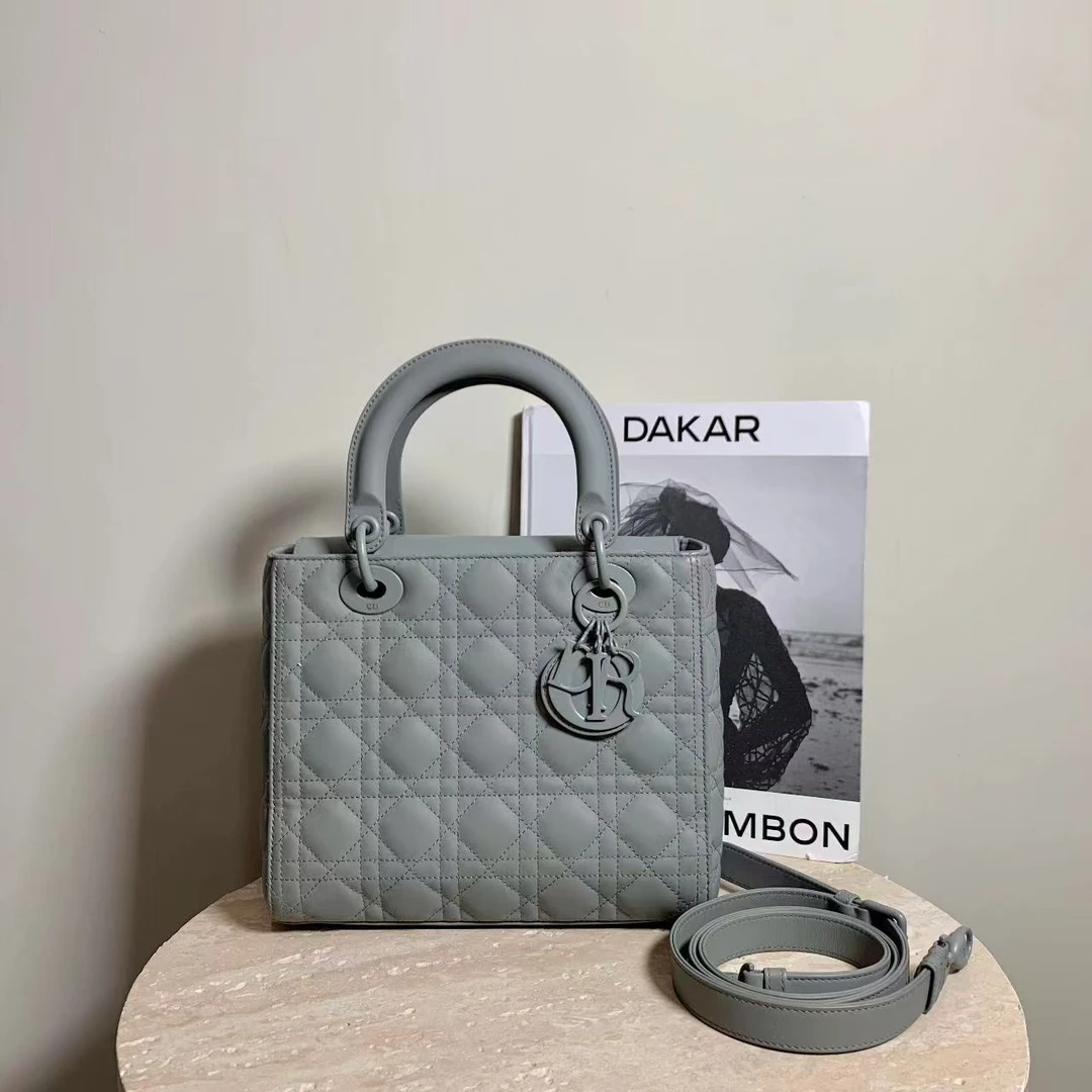 95新 DIOR/迪奥 壹臻/95新 Dior 磨砂灰五格戴妃 41748558