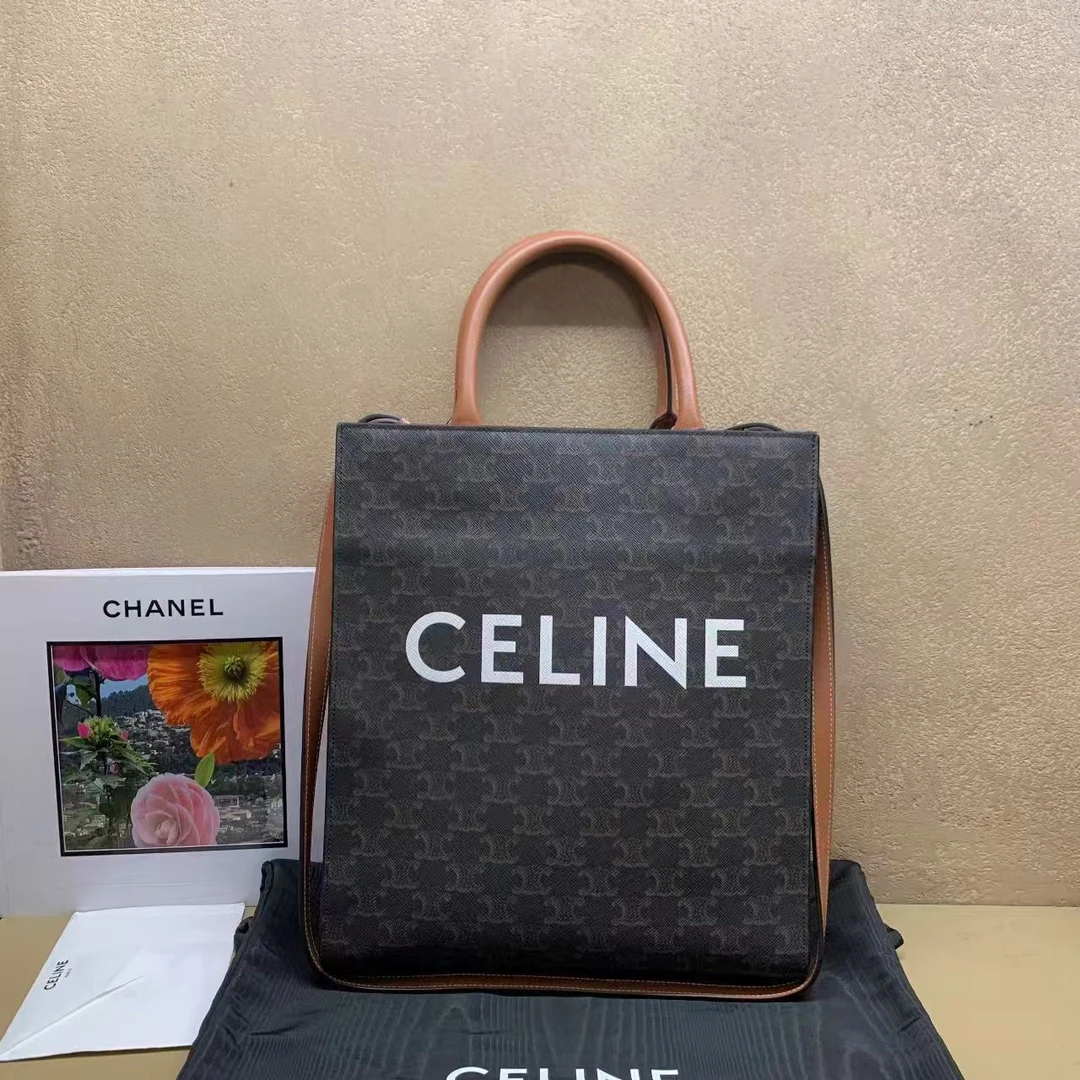 95新 Celine/思琳 壹臻/老花凯旋门琴谱包tote中号 40211512