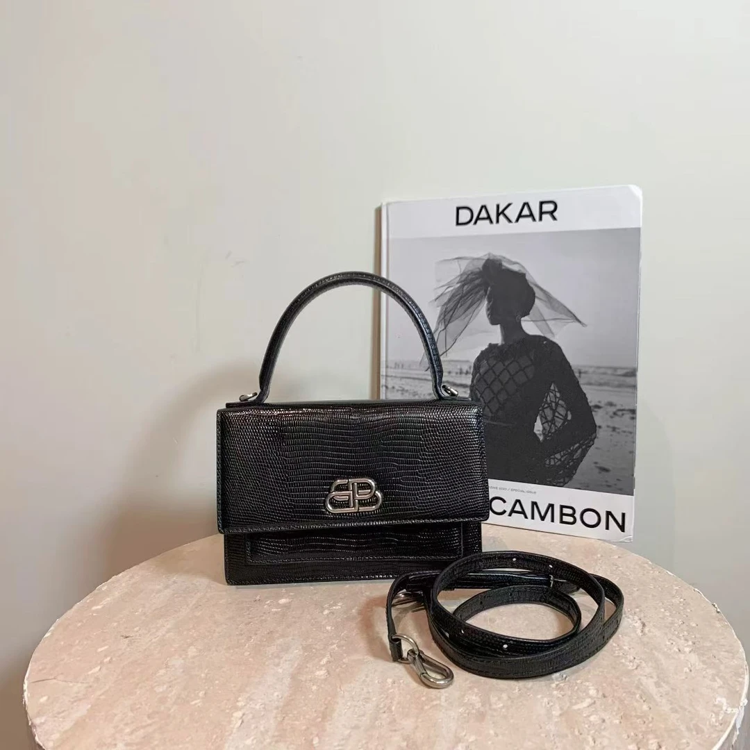 95新 Balenciaga/巴黎世家 壹臻/黑银 sharp包包 xs 66431060