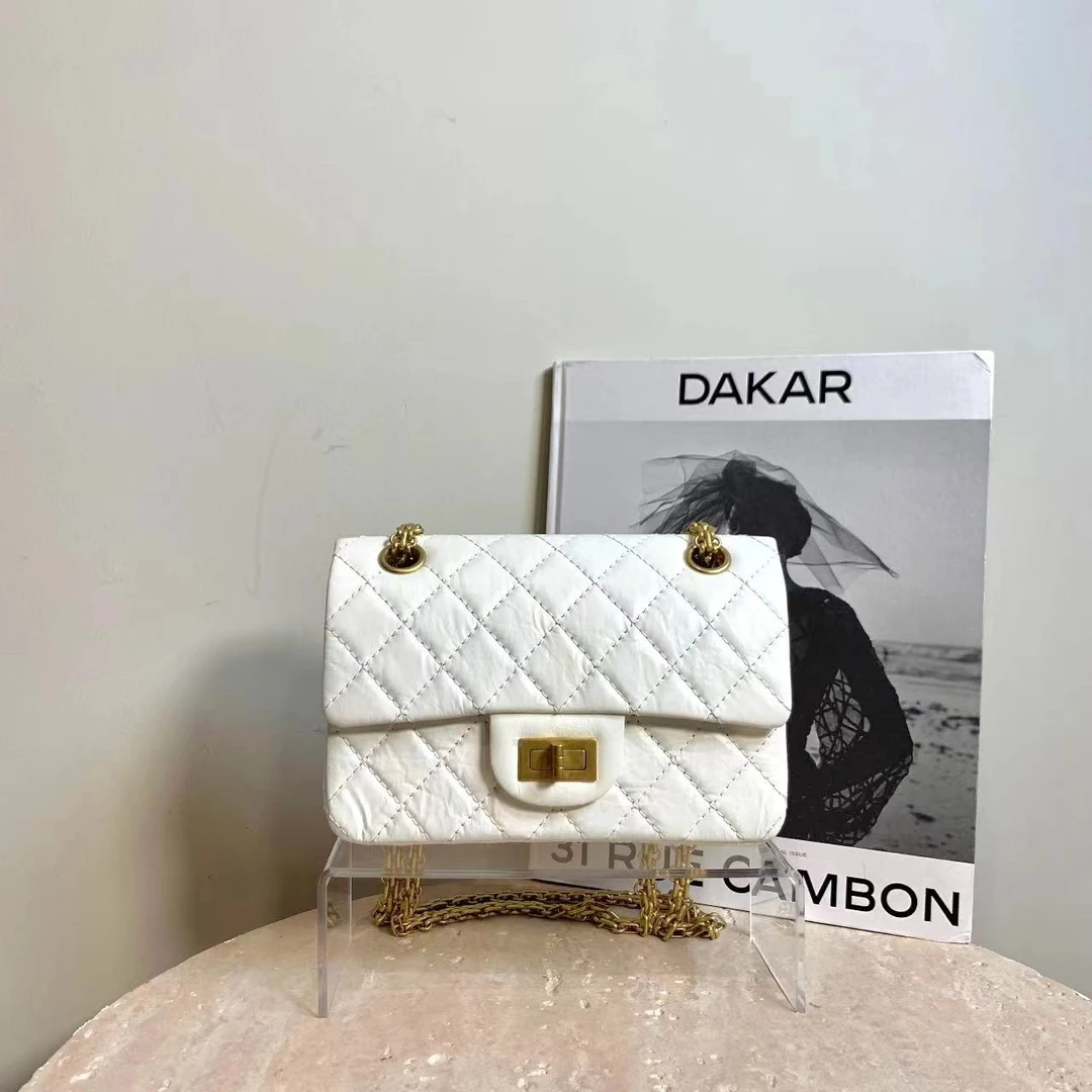 99新 Chanel/香奈儿 壹臻/99新白金牛2.55 mini 32990086