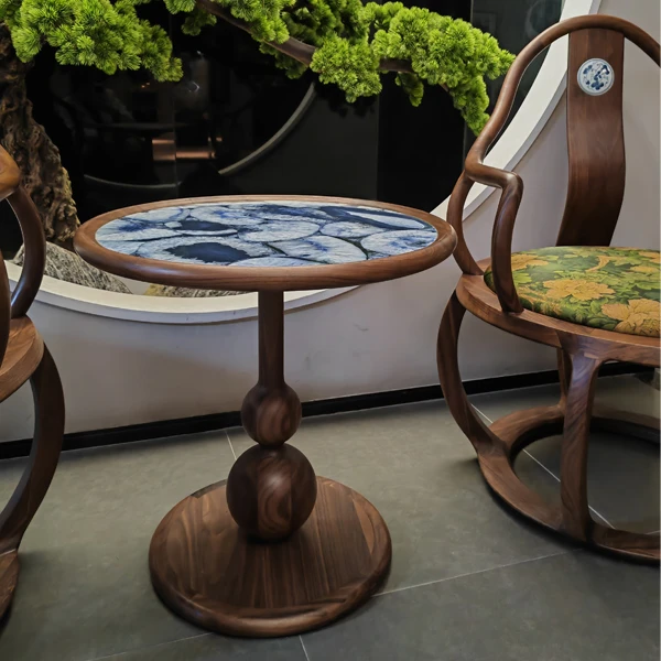 【广州设计周展】葫芦几 漫朴原创设计 全材北美黑胡桃实木椅