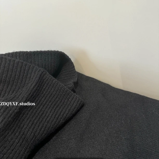 ZDQYXF 新品定制款高领简约羊毛毛衣