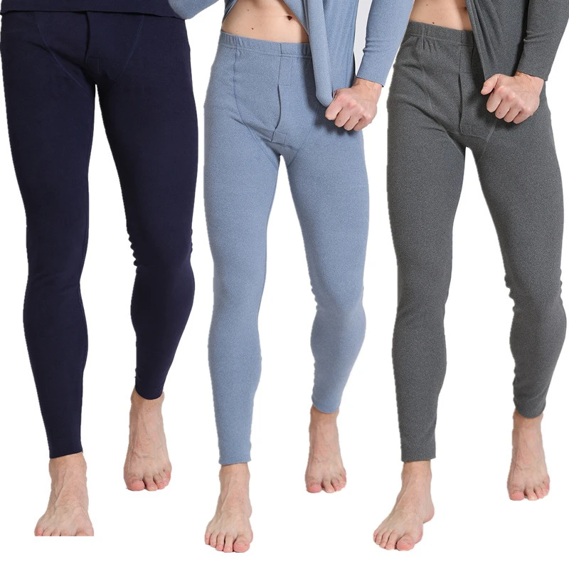 秋冬超特大码薄绒秋裤胖子男士加肥加大号肥佬胖子无痕单件保暖裤