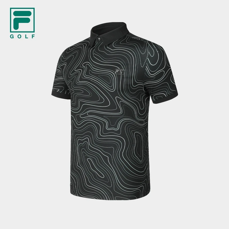 Fila/斐乐男子高尔夫上衣针织舒适时尚透气春夏polo衫A11M415102F