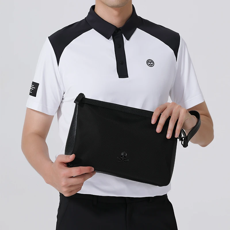 高尔夫夏季男士手拿包新款轻奢多功能手抓包收纳便携随身旅行男子