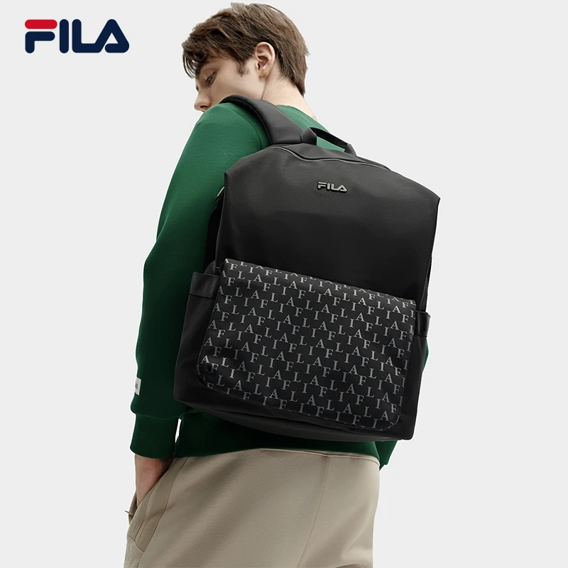 FILA斐乐男士背包官方正品新款时尚休闲百搭大容量通勤商务休闲包
