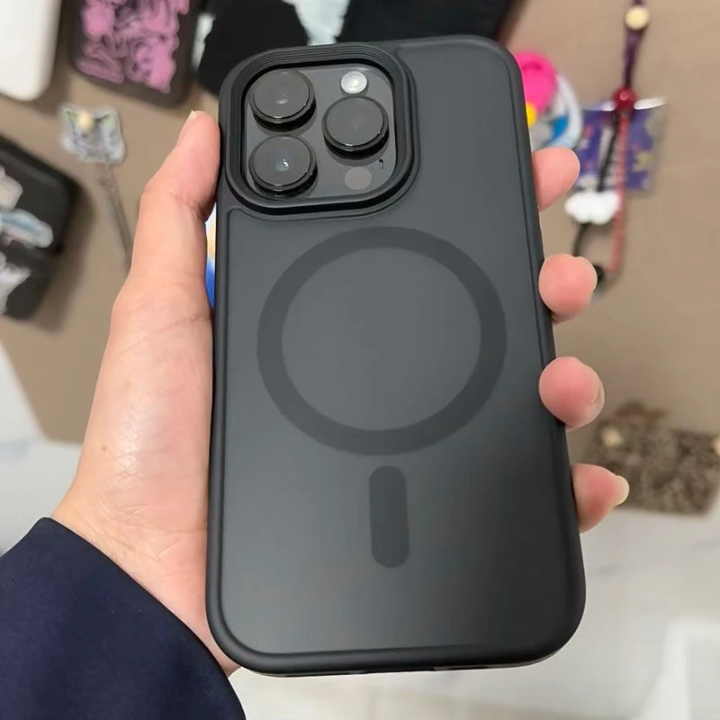Magsafe磁吸壳适用苹果14Promax肤感磨砂手机壳iPhone13防摔 磁吸