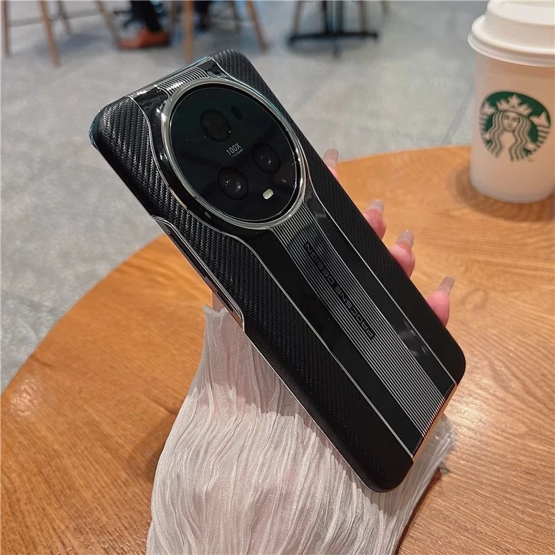 碳纤维纹理适用荣耀magic5高级感手机壳新款防摔魔术5至臻版保护