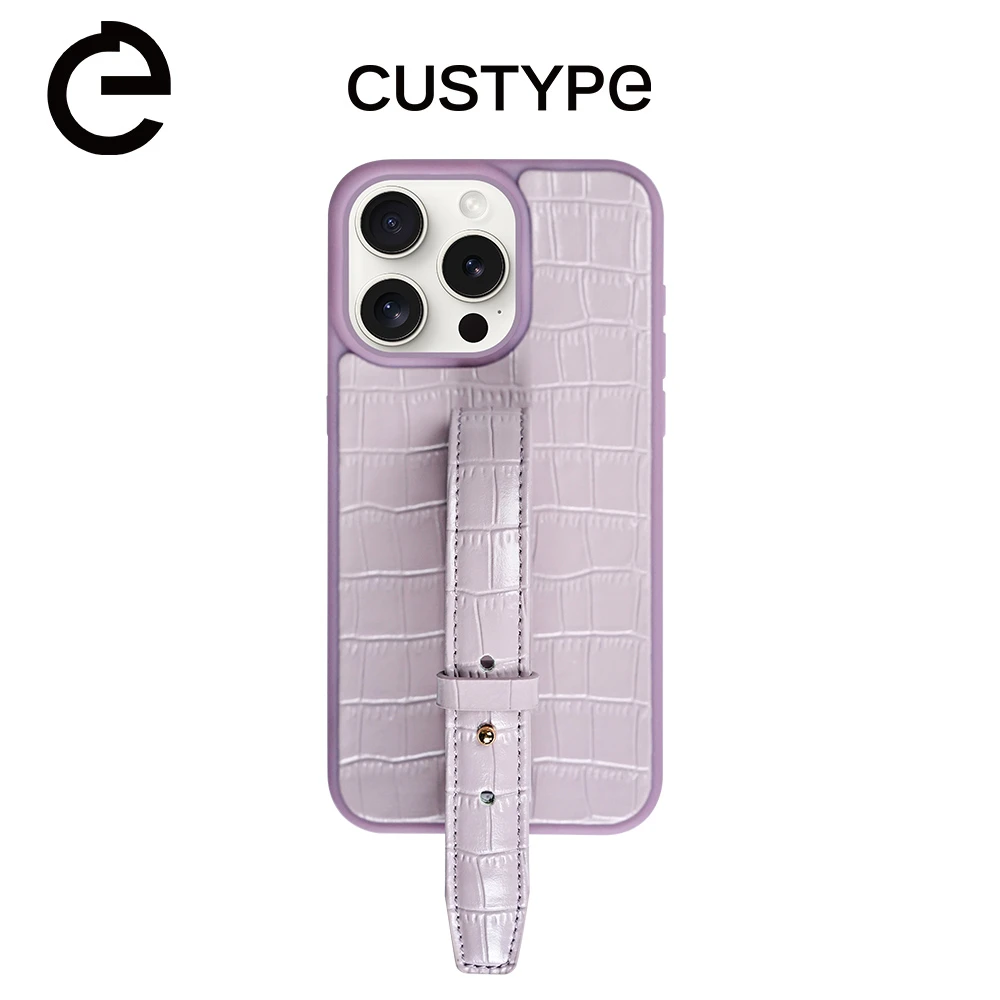Custype网红原创腕带全包手机壳适用于苹果iphone15promax保护套
