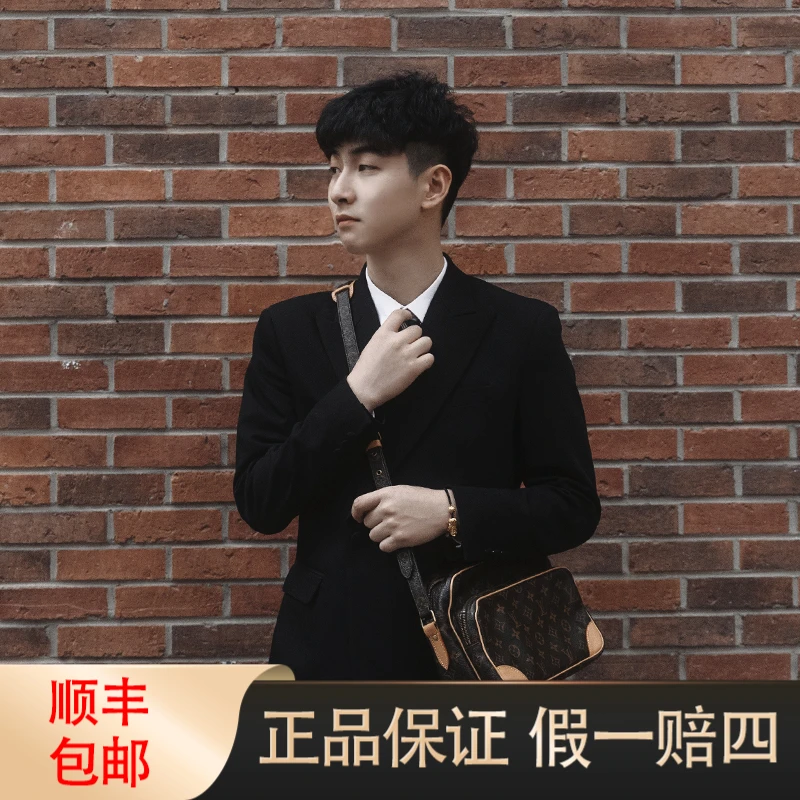 95新 LouisVuitton/路易威登 95新 LV/全原横版双层相机包