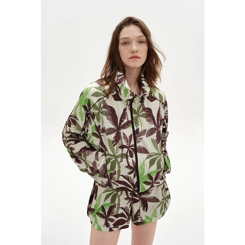 【达人专属】DIAD 新款植物花卉防晒机能运动短夹克外套DC413058W0