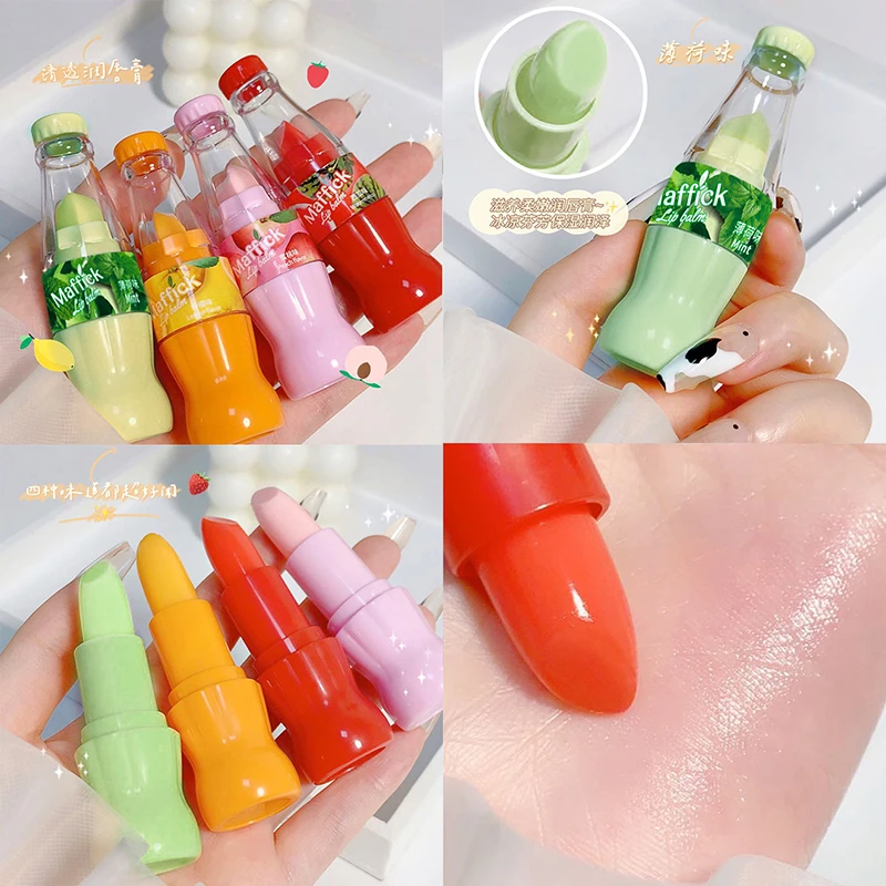 【买一送一】水果味清透润唇膏轻盈滋润防干裂不油腻日夜护唇通用款