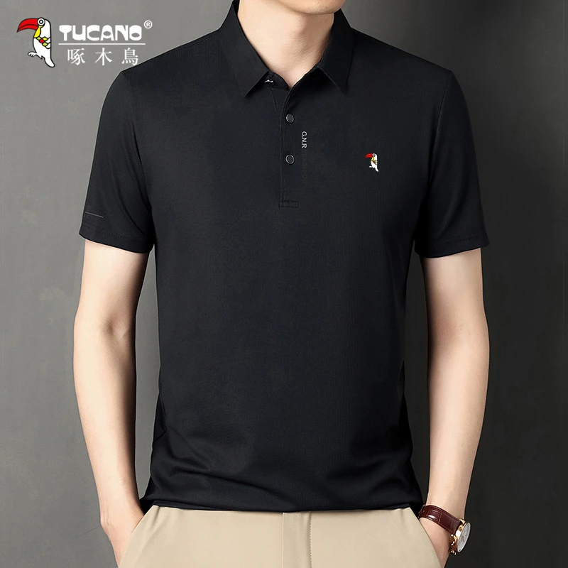 TUCANO/啄木鳥短袖时尚夏季polo薄款翻领男士高档休闲透气百搭