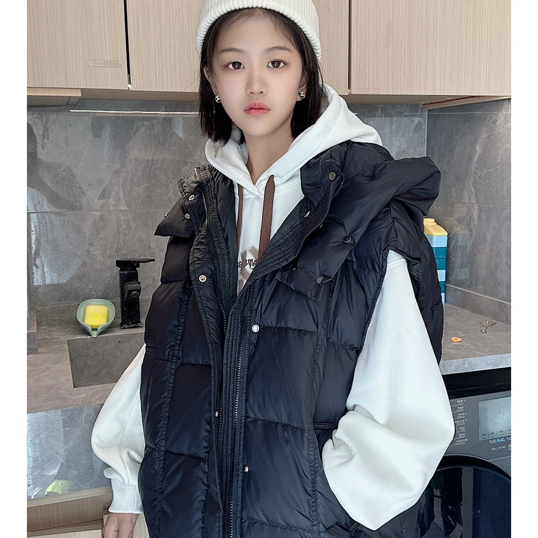 冬季新款韩版潮酷时尚休闲百搭外穿保暖羽绒马甲239353