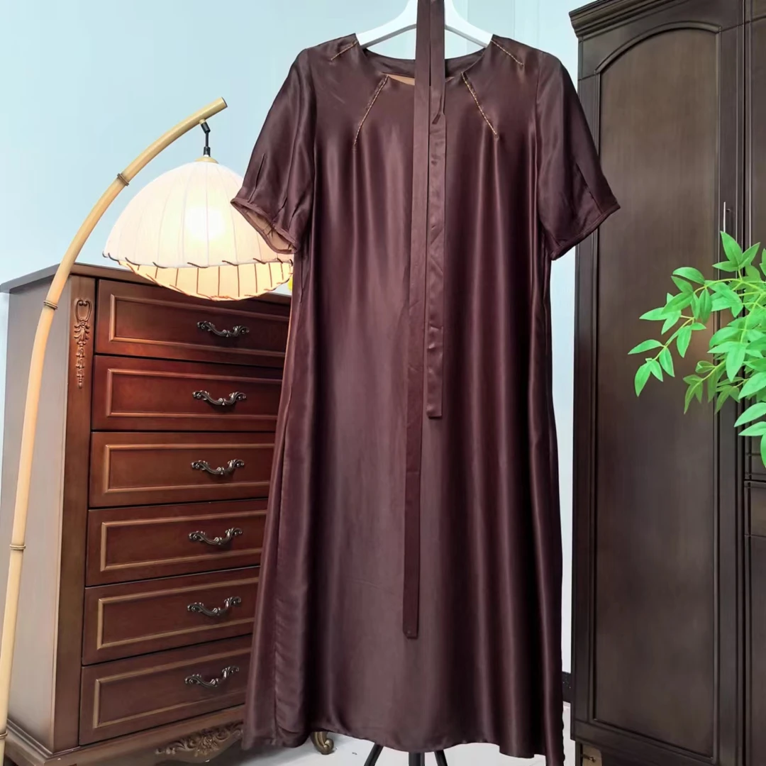 新中式改良旗袍连衣裙宽松连衣裙