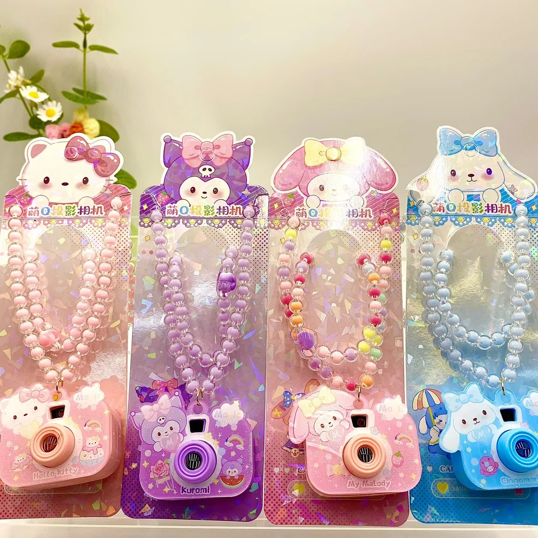 卡通迷你投影相机儿童项链手链投影套装【拍14单发一整盒16个】