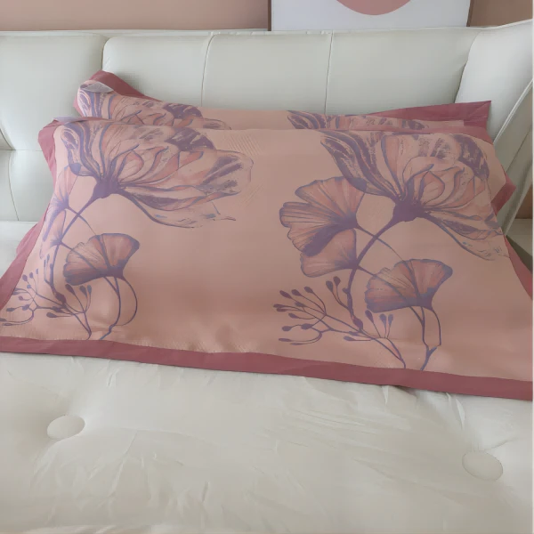 （丹丹家）岚语高端吸汗透气枕头巾加厚全棉枕巾高档一对四季可用