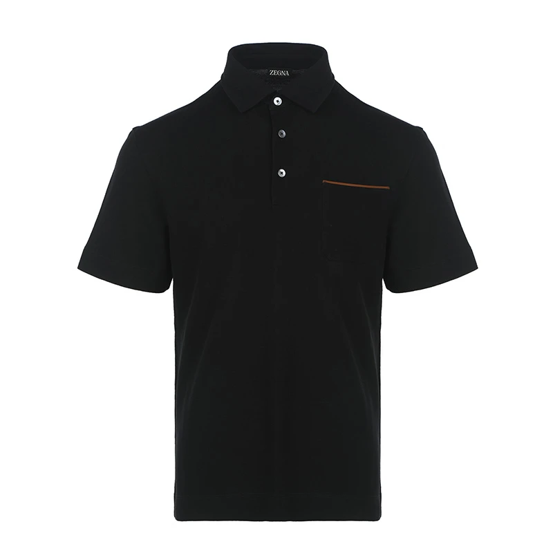 ZEGNA杰尼亚男士polo棉质短袖高端翻领短袖t恤POLO衫UB392A5B752