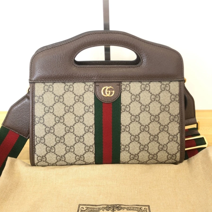 95新 GUCCI/古驰 新款古驰夹子包/双肩带/斜挎包