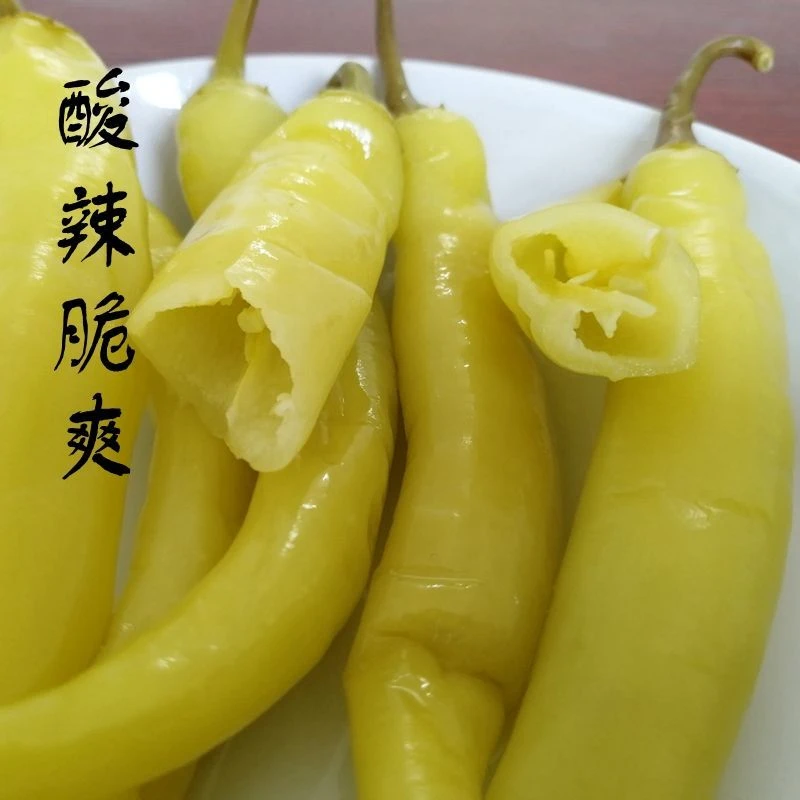 3袋 湖北农家泡菜-酸辣椒农家手工腌制蔬菜400g长辣椒开胃脆爽