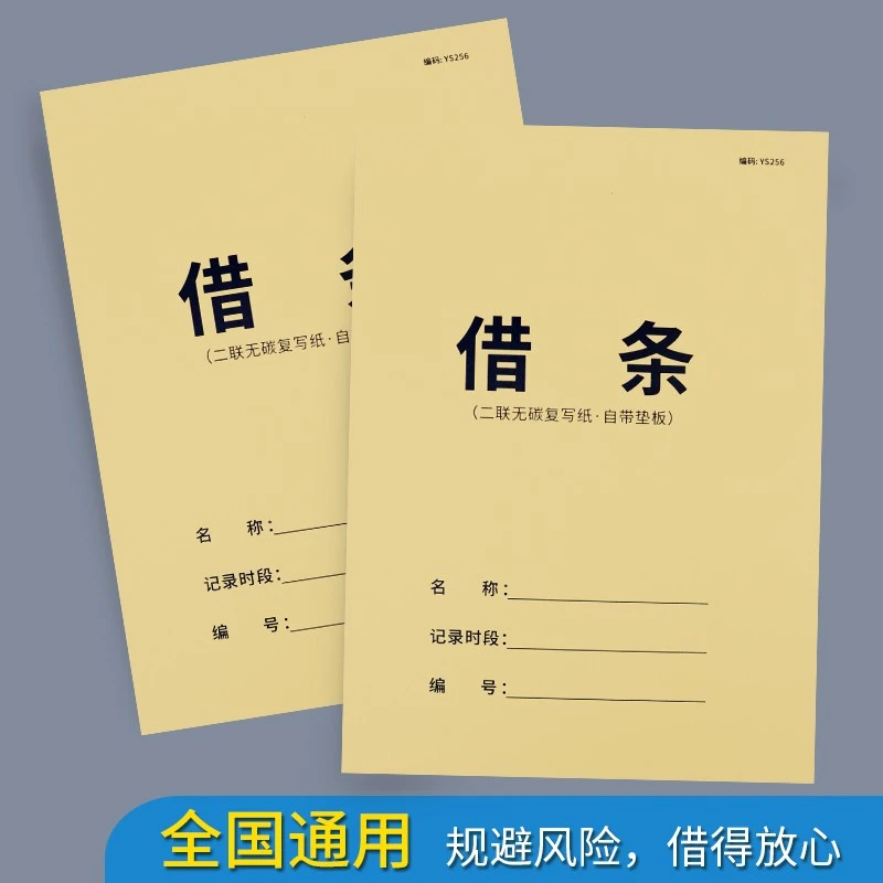 【律师版】借条欠款条欠条本单据个人欠条正规借款单借据法律模板