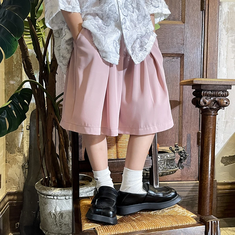 高甜梨涡童装男童西裤女童夏装五分裤儿童夏季短裤裤子潮240521LY